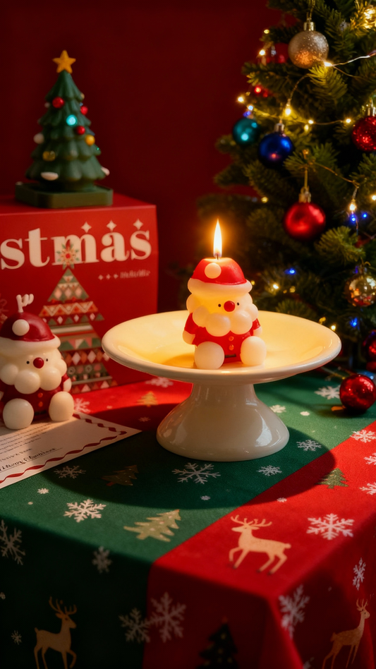 ชุดเทียนหอมคริสต์มาสสำหรับต้าพร้อมบริการ🎅🎁🎁 Christmas Gift Candle Set